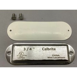 Calbrite S60700CE00 SS Type C 3/4" Straight Conduit Body w/ Cover (R66)