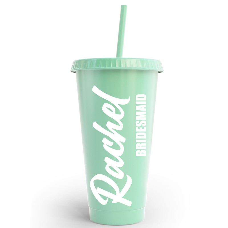 Generic Bride Party Wedding Tumbler Cup 24oz Plastic Cold Cup