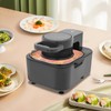 Airy Fryer,2.38 Gal 1350w Glass Air Fryer,6-In-1 Non-Drawer,Digital Display,Auto Shutoff,0-60