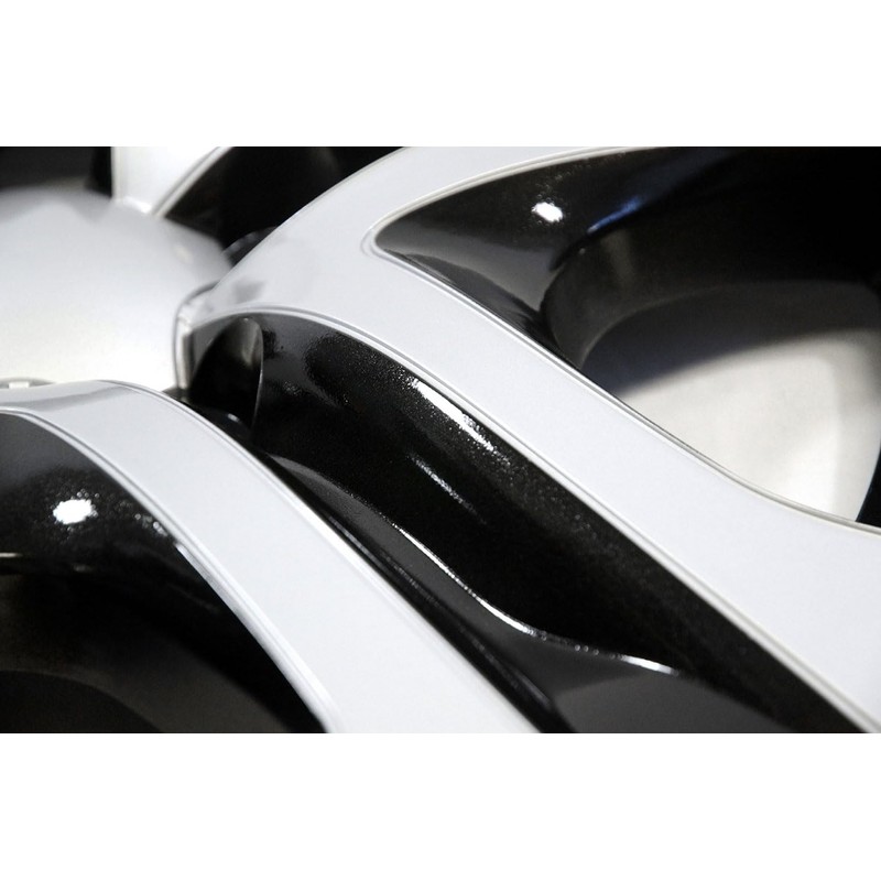 Brighter Design Set of 4 Silver w/Black 5 Spoke 17"