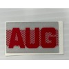 AUG California License Plate month Sticker, YOM, CA DMV show car