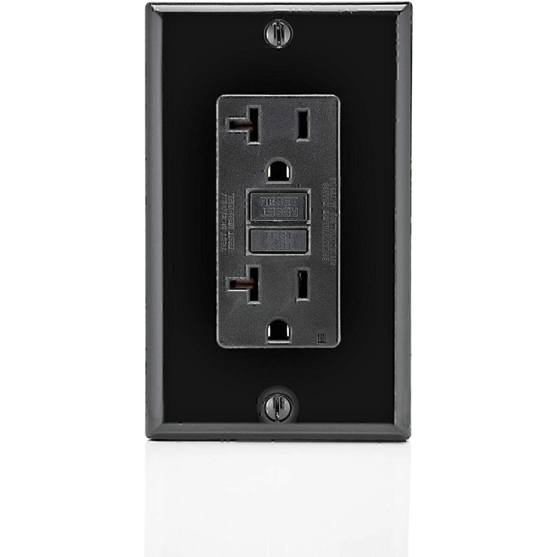 Leviton GFNT1-E Self-Test SmartlockPro Slim GFCI Non-Tamper-Res