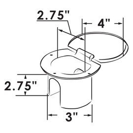 Manufacturers' Select Itc Boat Transom Shower with 8' Hose (8' Nylon Hose, White Plastic Sprayer) (X002CHY21X)