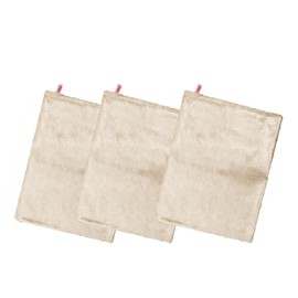 Copa Corporation T0100100-14 Pulse Cloth Set of 3, White, Natural Pulp, Made in Japan