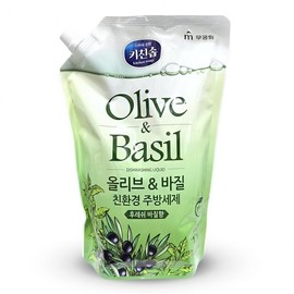 Mugunghwa Kitchen Soap Olive Basil Dish Soap Refill 1.2L 3ea