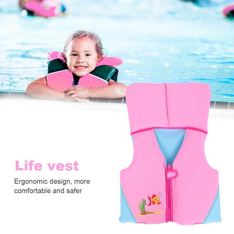 Professional Children Life Jacket Kids Lifesaving Vest Kayak Pool Beach