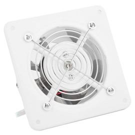 5.31 Inch Exhaust Fan, 25W Wall Mounted Low Noise Ventilation Fan, Home Bathroom Kitchen Garage Air Vent Ventilation Fan for Kitchen, Bathroom, Laundry Room, Toilets,