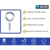 SISI UK Chrome Plated Eye Bolts Screw-in Hooks Heavy Duty