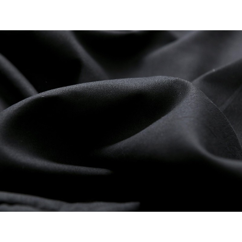 LivinEase Brushed Microfiber Black King Size Fitted Sheets - Premium