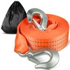 Digank Tow Strap with Hooks 2”x20’ 15,000 LBS, Tow Rope