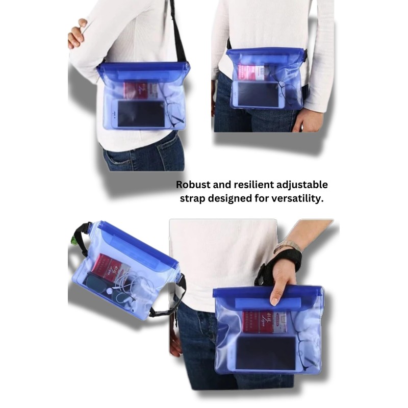 Beach Bag,Waterproof Pouch, High-Quality Material, Random Colours, Waterproof, Electronic Item
