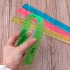 Flyhigh Soft 30cm Ruler Multicolour Flexible Creative Stationery Rule School
