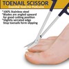 ASM® Extra Long Thick Toe Nail Scissors Chiropody Podiatry 7"