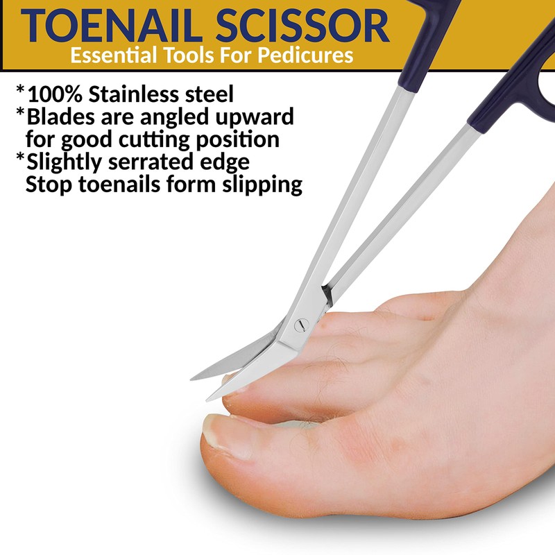ASM® Extra Long Thick Toe Nail Scissors Chiropody Podiatry 7"
