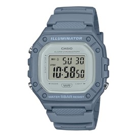 Casio Collection W-218H Wristwatch, Genuine Domestic Product, blue