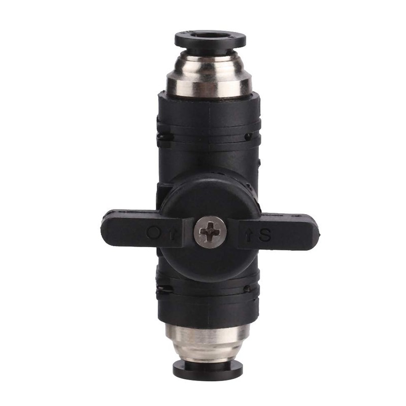 ANKROYU 2-Way Airs Flows Control, Plastic CO2 Regulator Manual On/Off