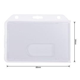 Karteo ID Card Holder for 2 Cards with ID Holder Yo-Yo Green [Pack of 1] Card Holder Horizontal Matte in EC Card Format with ID Yo-Yo Carabiner Hook and Belt Clip