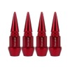 Senzeal 4X Long Impale Spike Style Polished Aluminum Tire Valve