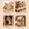 ROBOTIME 3D Wooden Puzzles for Adults-Cuckoo Clock Wooden Models for
