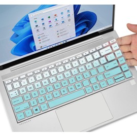 CaseBuy Keyboard Cover for HP Probook 440 445 G8 G9 G10 14 inch 2023 2022, HP Probook 640 G7 G8 14" Notebook Protector Skin(NOT Fit Probook 440 445 G5 G6 G7) -Ombre Mint