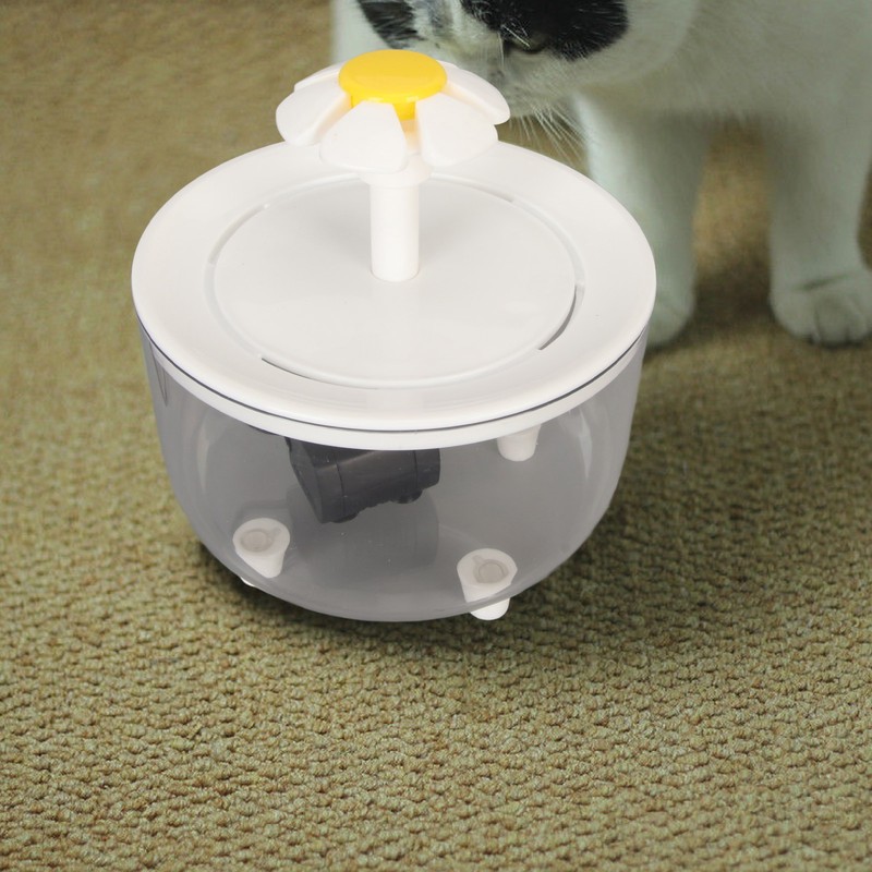 Cat Water Fountain Automatic Circulation USB Transparent Water Tank Silent