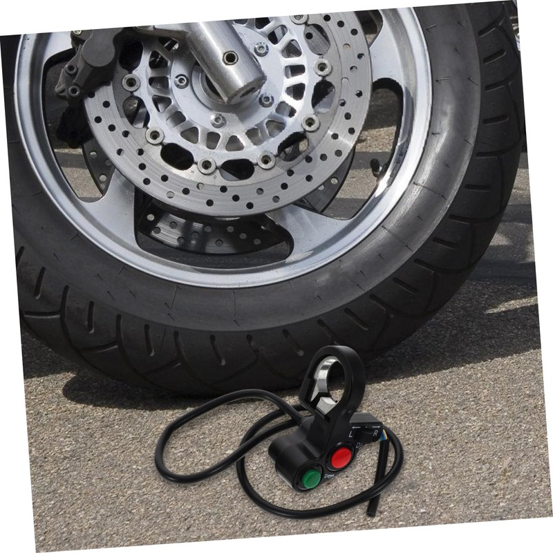 Alipis Motorcycle Handlebar Signal Switch Turn Signal Headlight Horn Control