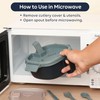 AI LOVE PEACE Microwavable Ramen Bowl Cooker with Lid -