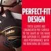 Franklin Sports Supratak Football Receiver Gloves - White/Chrome - Adult