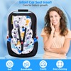 THE KENKYO Infant Car Seat Insert, 2-in-1 Reversible Baby Car