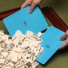 Yellow Mountain Imports Mahjong Tile Mixer (Shuffler) - Blue -