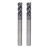 sourcing map 2pcs 5mm Dia 5mm Shank Square Nose End