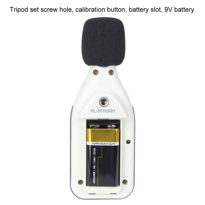 Decibel Meter Handheld LCD Digital Sound Level Tester 30-130dBA Tester