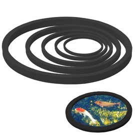 5pcs Aquarium Floating Plant Rings, Floating Fish Feeding Ring Duckweed Isolation Corral, Fish Tank Aquatic Plant Retainer