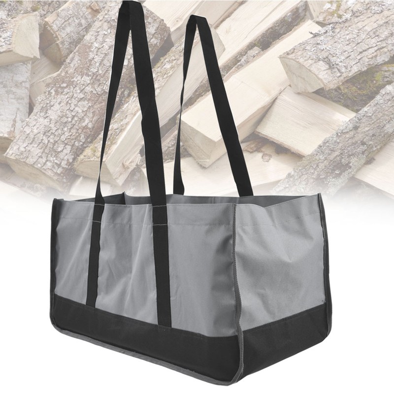 Large Capacity Firewood Wood Carrying Bag Outdoor Log Carrier Holder