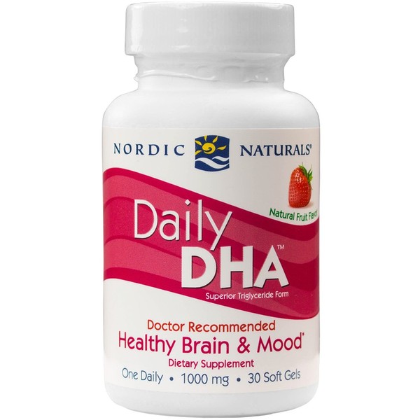 Nordic Naturals - Daily DHA, Healthy Brain and Mood Support, 30 Soft Gels
