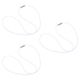 sourcing map 3 Pcs Rubber Bands, Fits 13-30 Gallon Trash Can Large Rubber Bands for Trash Cans Garbage Can Rubber Bands Multifunction Bands, 27 Inch, White