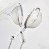 Stainless Steel Mesh Tea Ball Infuser with Handle, Fine Strainer