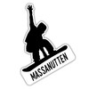 Massanutten Virginia Ski Adventures Souvenir 2 Inch Fridge Magnet Board