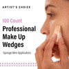 Artist's Choice Makeup Sponge Mini Applicator Wedges (100 Count)