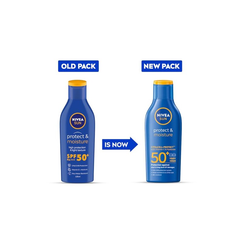 Nivea Loción solar hidratante SPF 50 | 4.2 fl oz