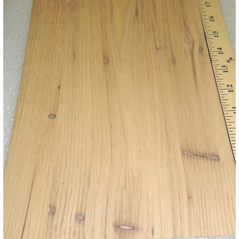 Chestnut Wormy Wood Veneer 8" x 11" with Paper Backer