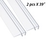 78" Sliding Shower Door Side Seal Strip Frameless Shower Door