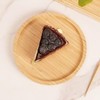 Round Wood Tray Wooden Serving Tray Plate for Tea Fruits