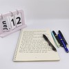 Fengtaiyuan ZS038P6, 6 Count, 0.38mm, Retractable Gel Ink Rollerball Pens