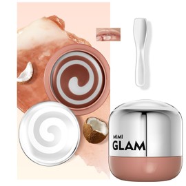 BEUKING Moisturizing Lip Mask, Fruit Colored Two-tone Lip Balm with Coconut Extract, Nourishing & Hydration Lip Mask with Long Lasting Nourishing Remove Lip Fine Lines