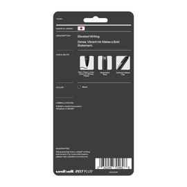 Uniball Signo 207+ Gel Pen 4 Pack, 0.7mm Medium Black Pens, Gel Ink Pens | Office Supplies Sold by Uniball are Pens, Ballpoint Pen, Colored Pens, Gel Pens, Fine Point, Smooth Writing Pens