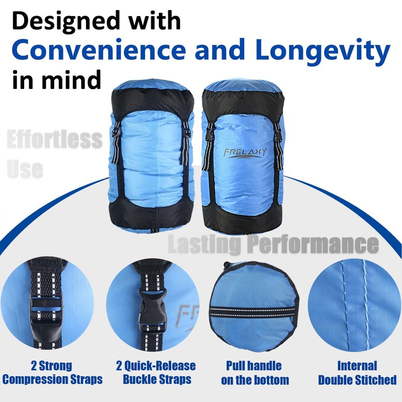 Frelaxy Compression Sack, 40% More Storage! 11L/18L/30L/45L/52L Compression Stuff Sack,