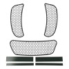 TCMT Front Fairing Mesh Vent Screen Grills Fit For Harley