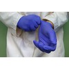 Disposable ambidextrous Blue Nitrile Gloves "Large"