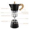 ShanSon Moka Pot Stovetop Espresso Maker 6 Cup 10 oz